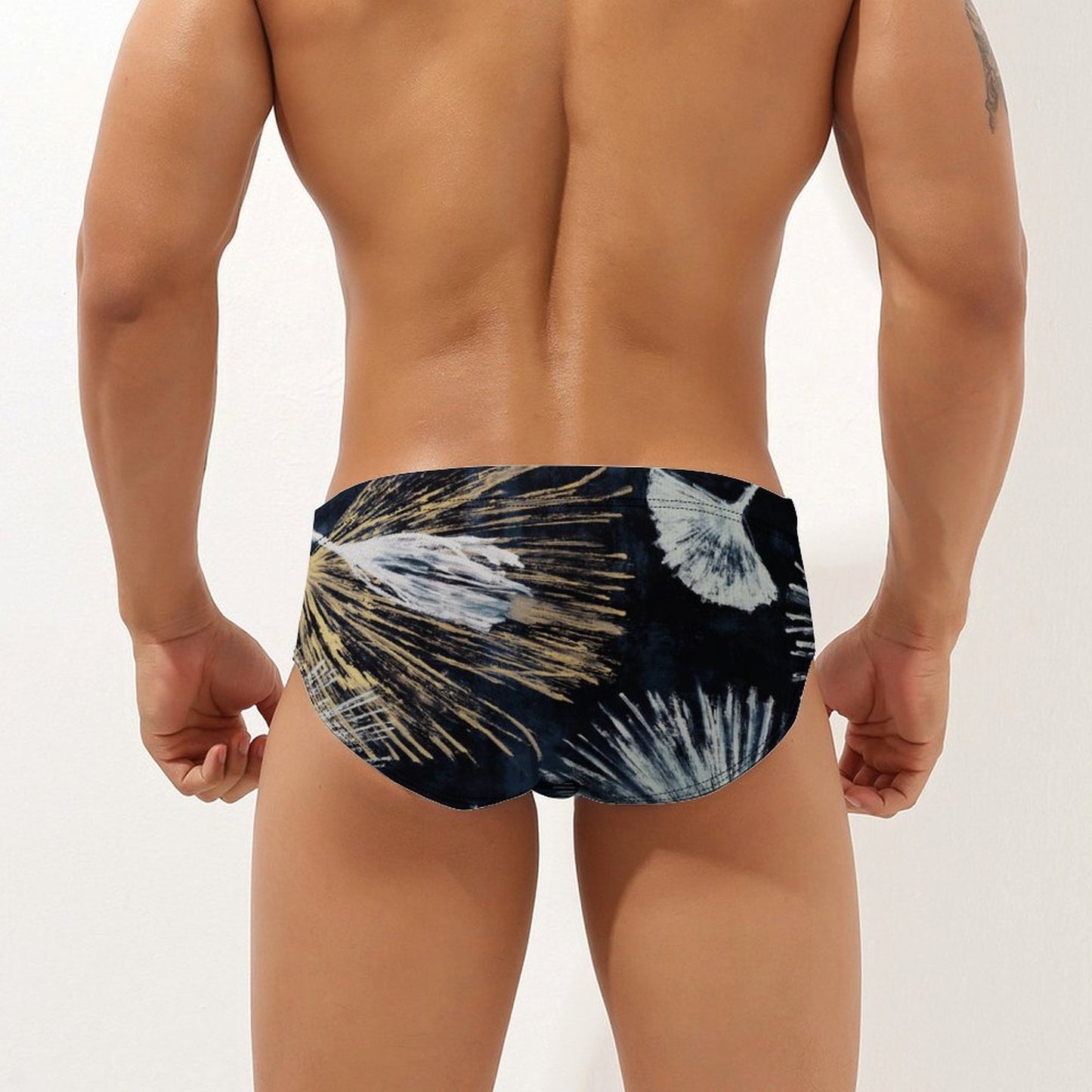 Midnight Palms - Men's Swim Briefs