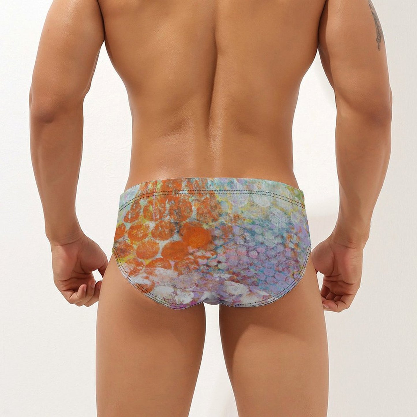 Flickering Sequence l - Mens Swim Briefs
