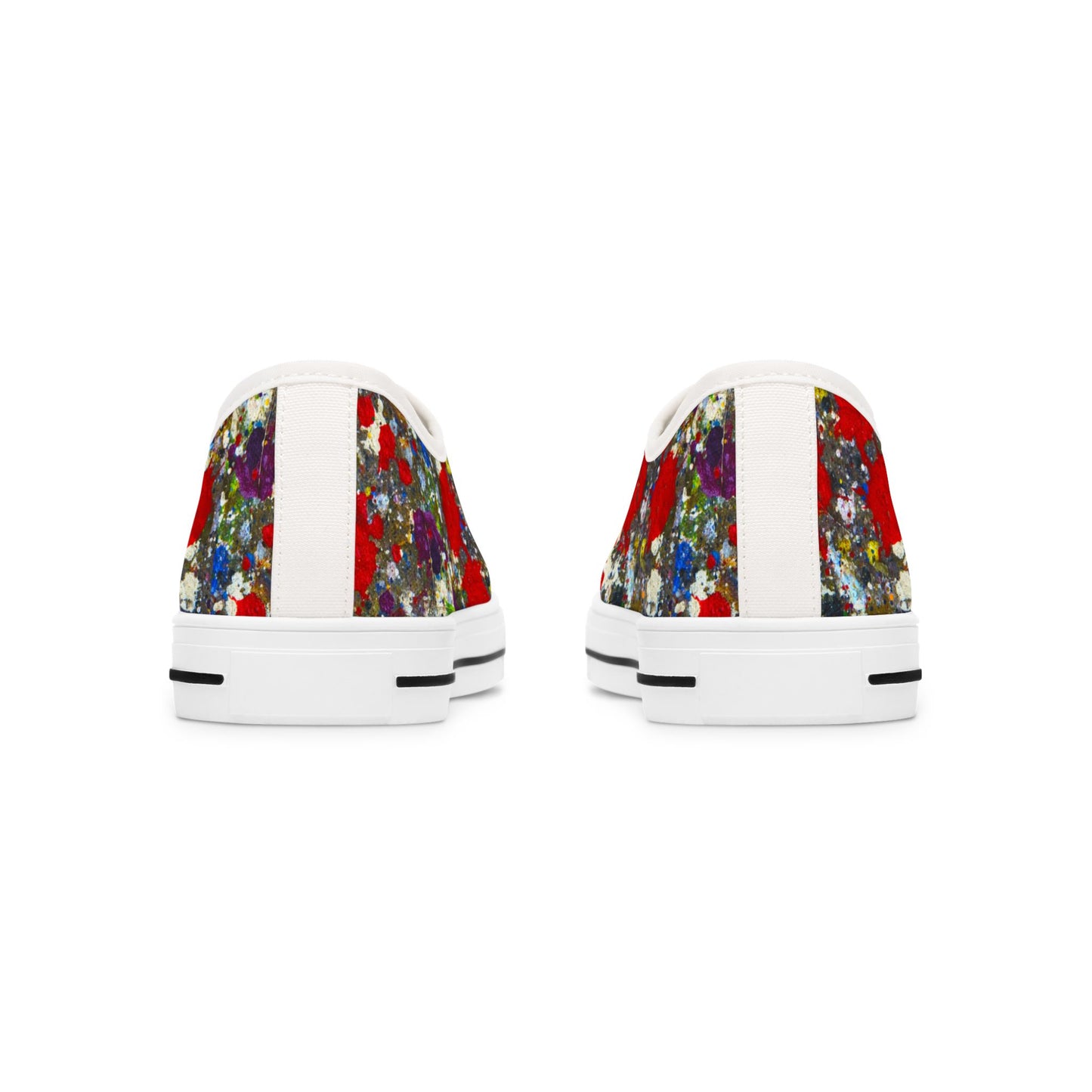Orbiting Scarlett - Women's Low Top Sneakers