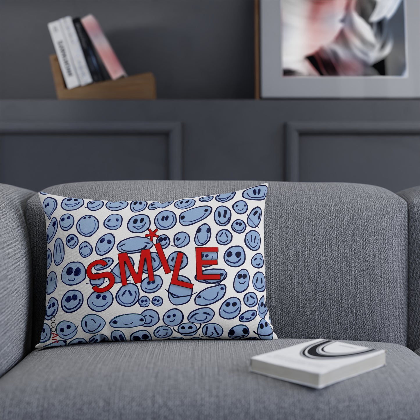 BLUE SMILES - Cushion