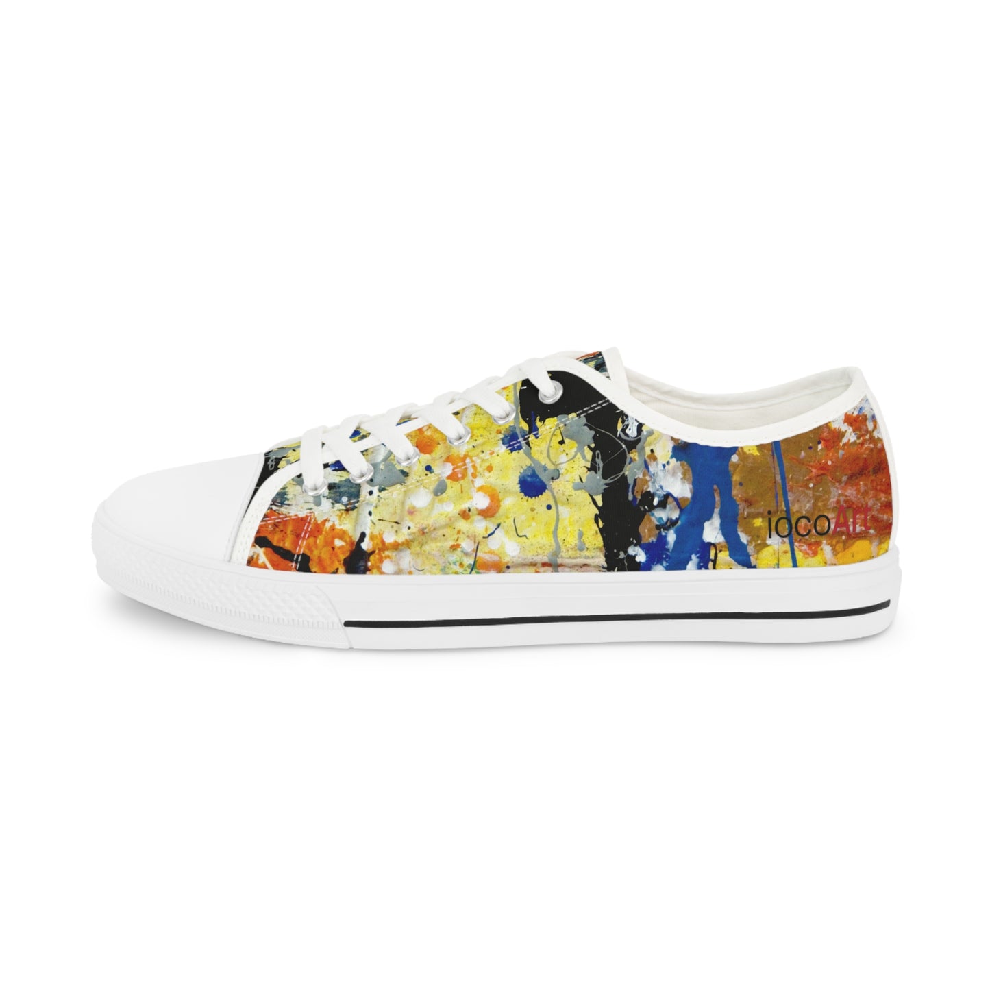 Wish Blue - Men's Low Top Sneakers