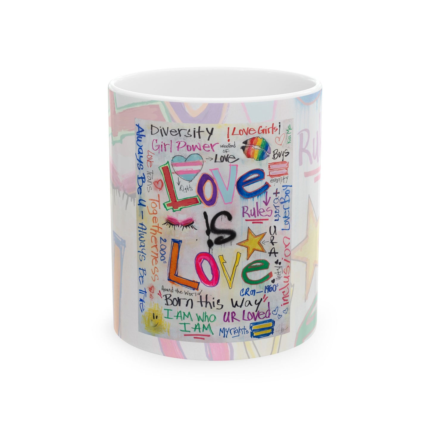 Love is Love - Ceramic Mug, (11oz, 15oz)