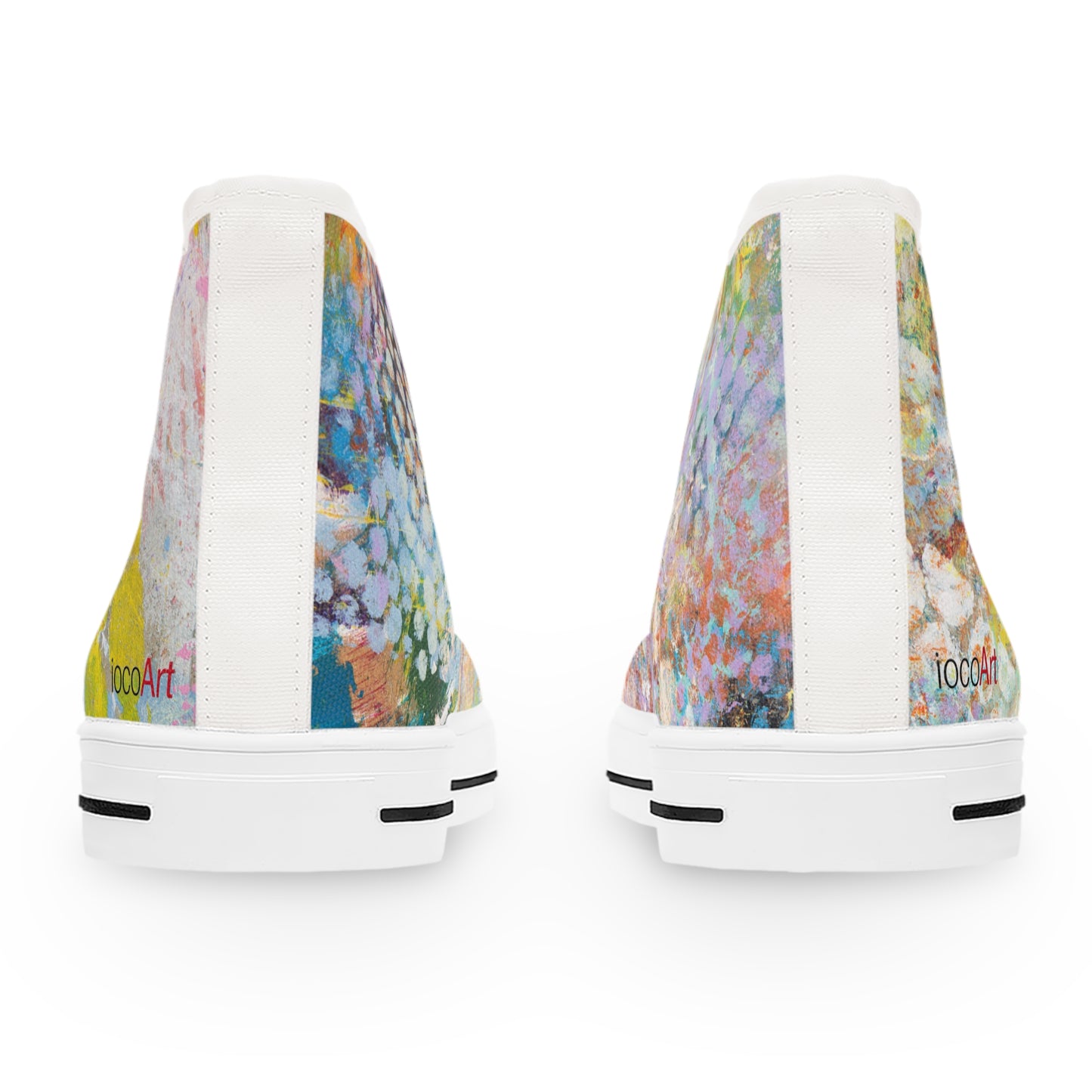 Flickering Sequins - Women's High Top Sneakers