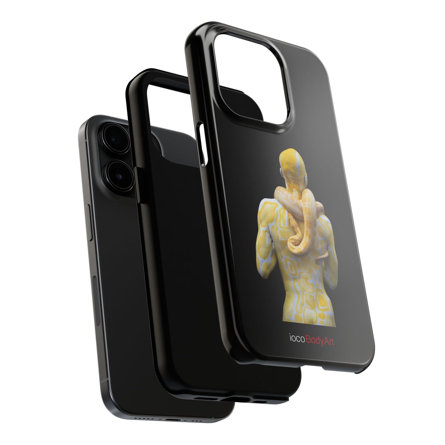 Albino Burmese Python - Tough Phone Cases
