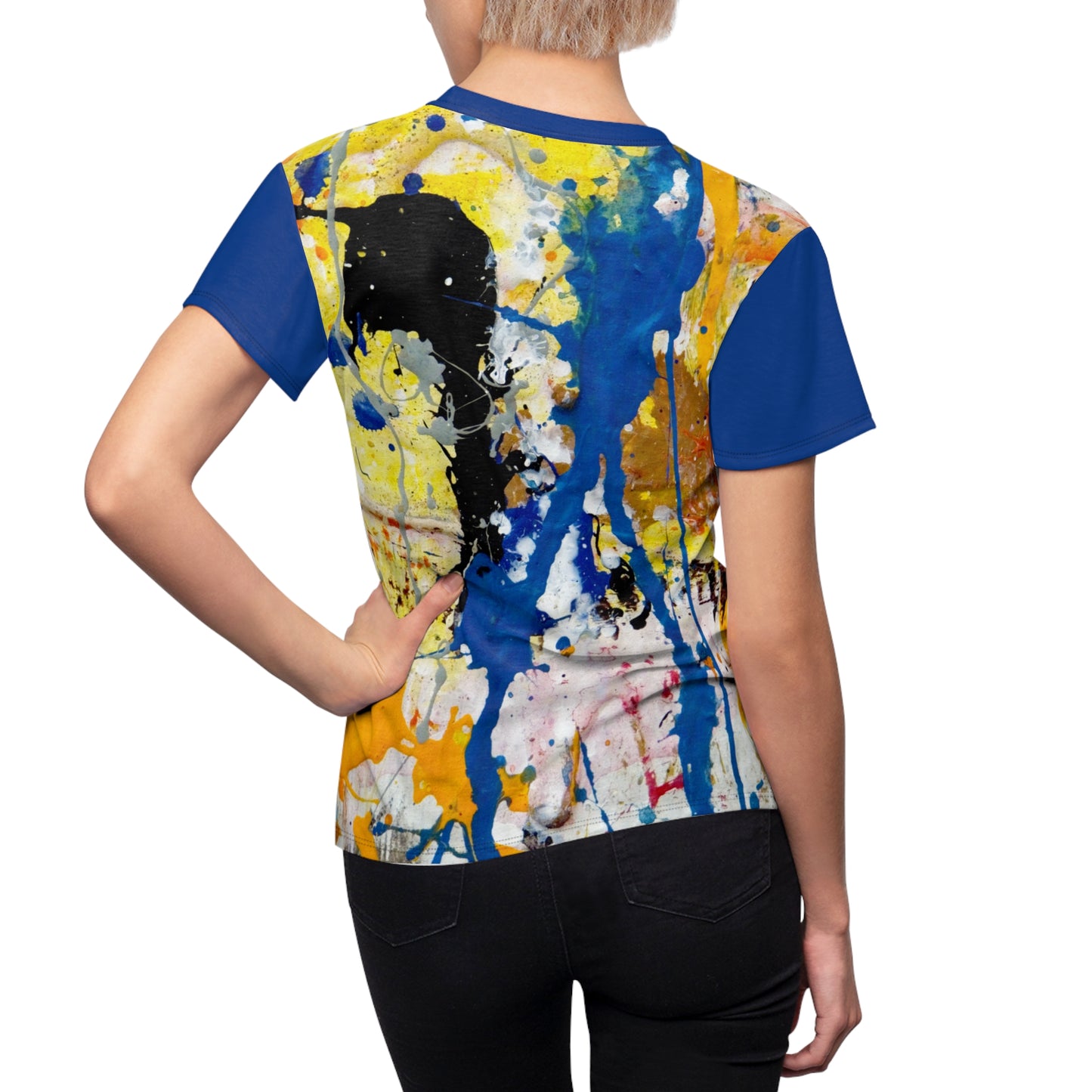 Wish Blue (BluSL) - Women's Cut & Sew Tee