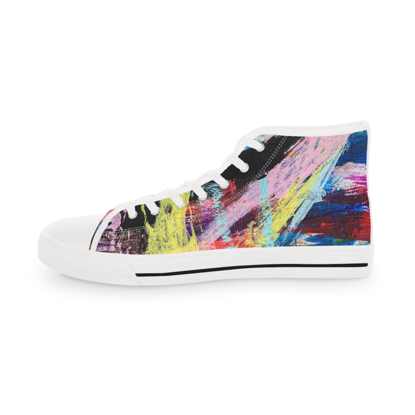 Flickering Shards - Men's High Top Sneakers