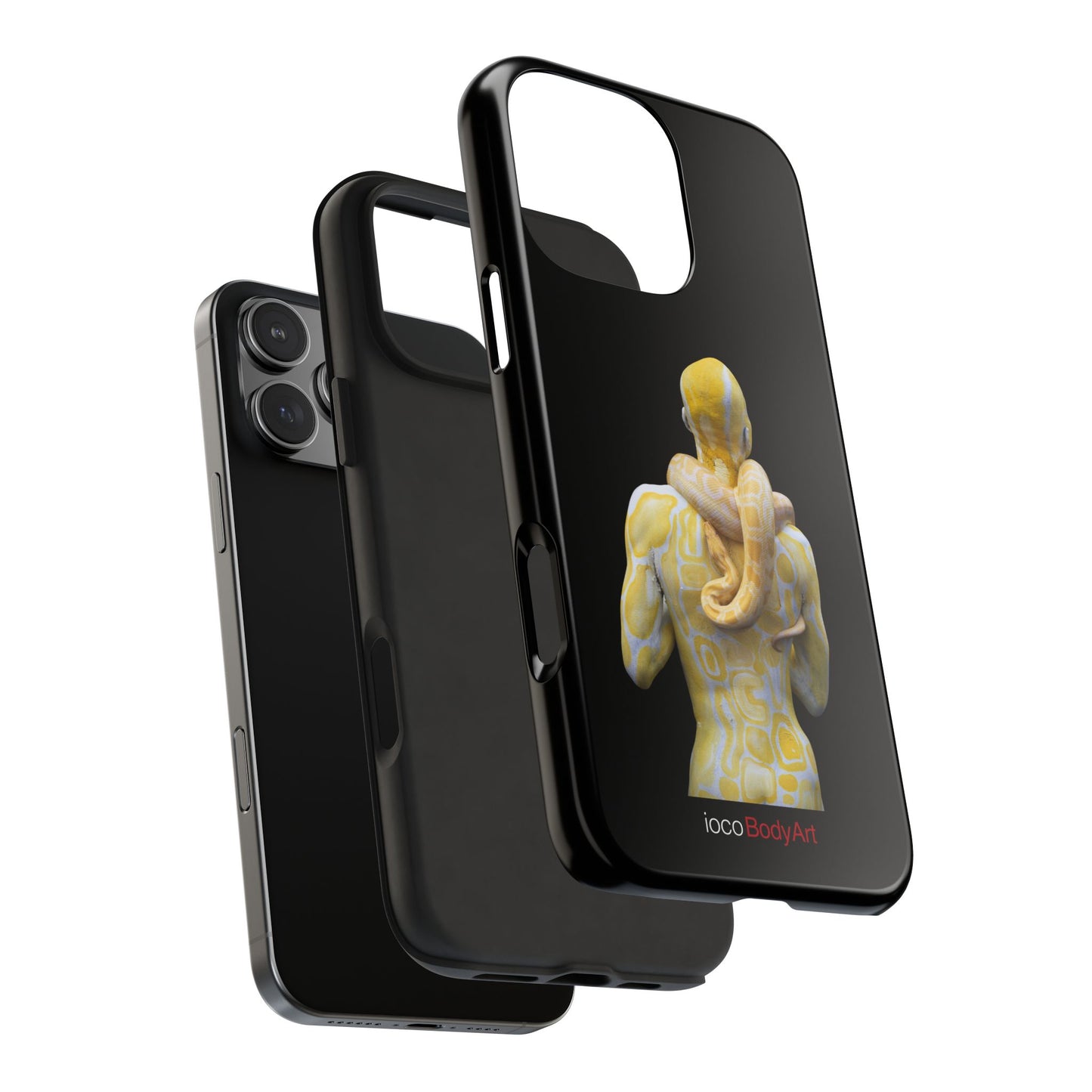 Albino Burmese Python - Tough Phone Cases