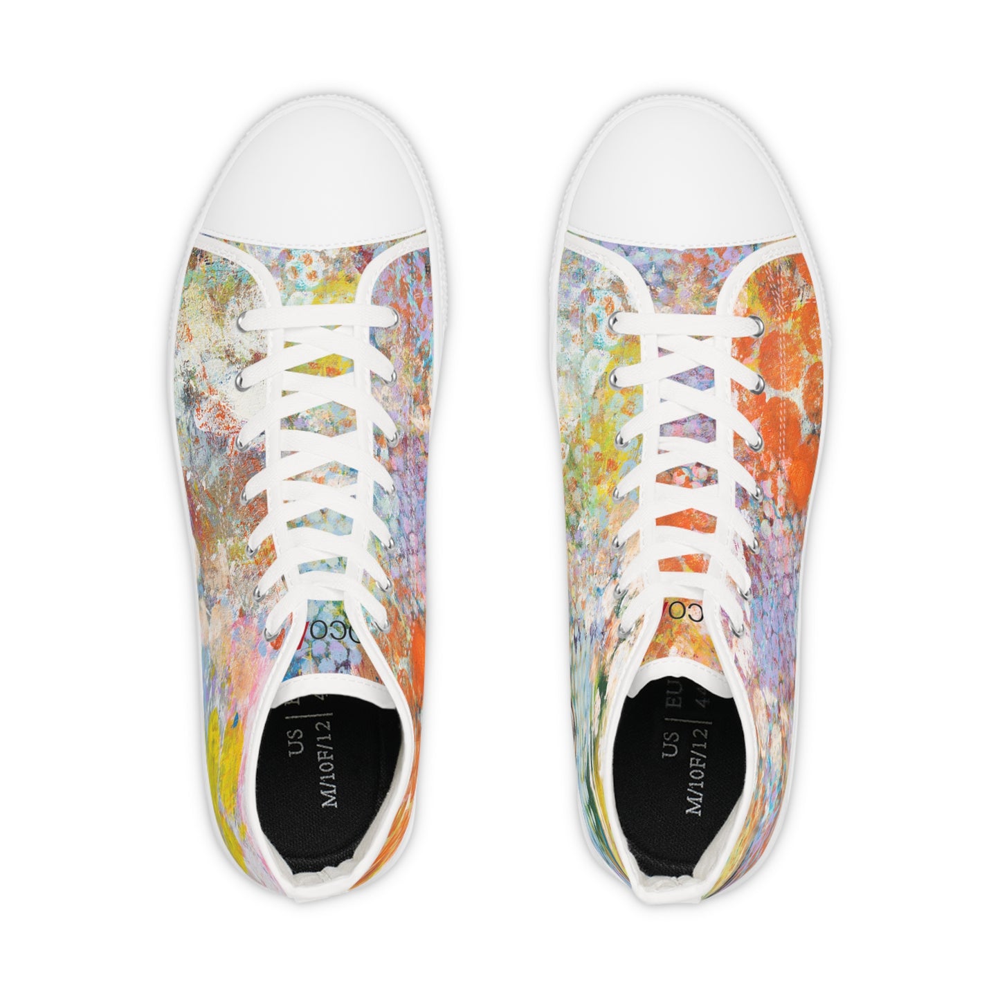 Flickering Sequins - Men's High Top Sneakers