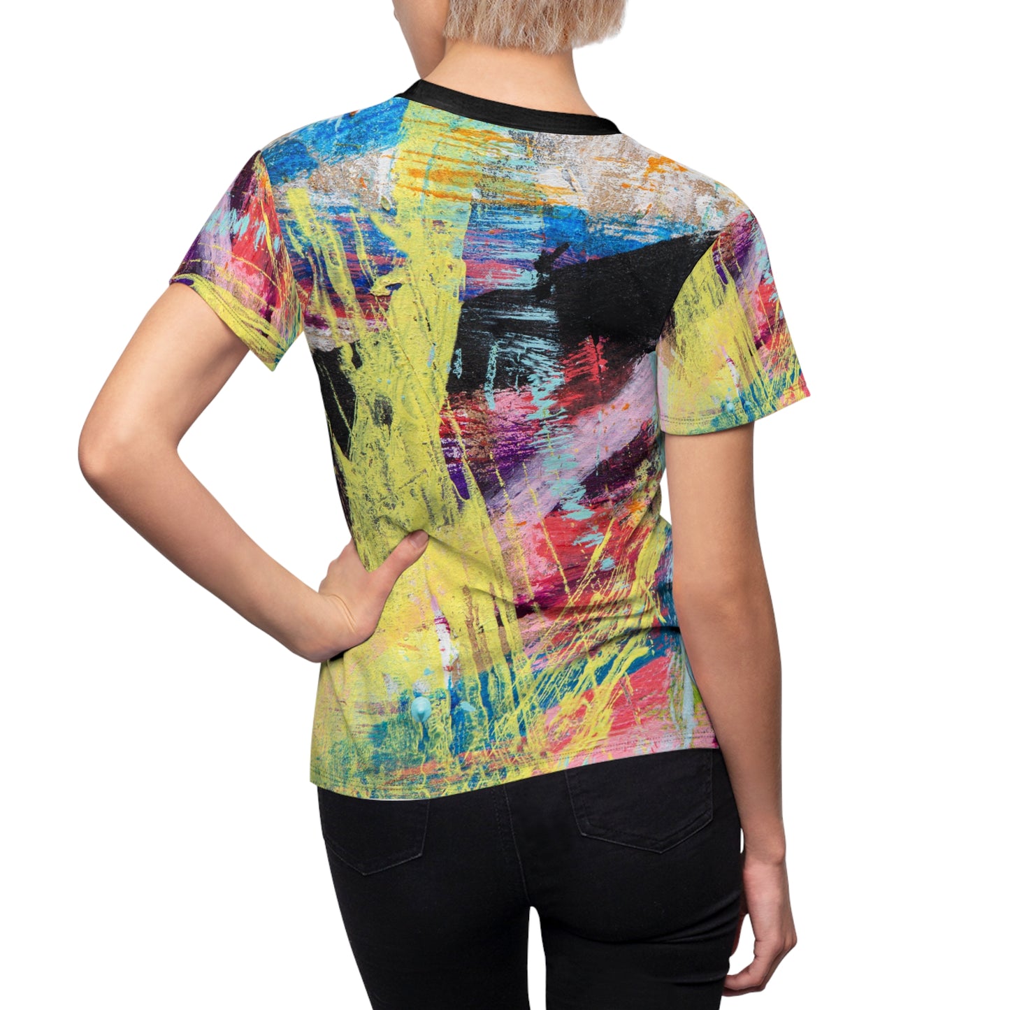 Flickering Shards - Women's Cut & Sew Tee