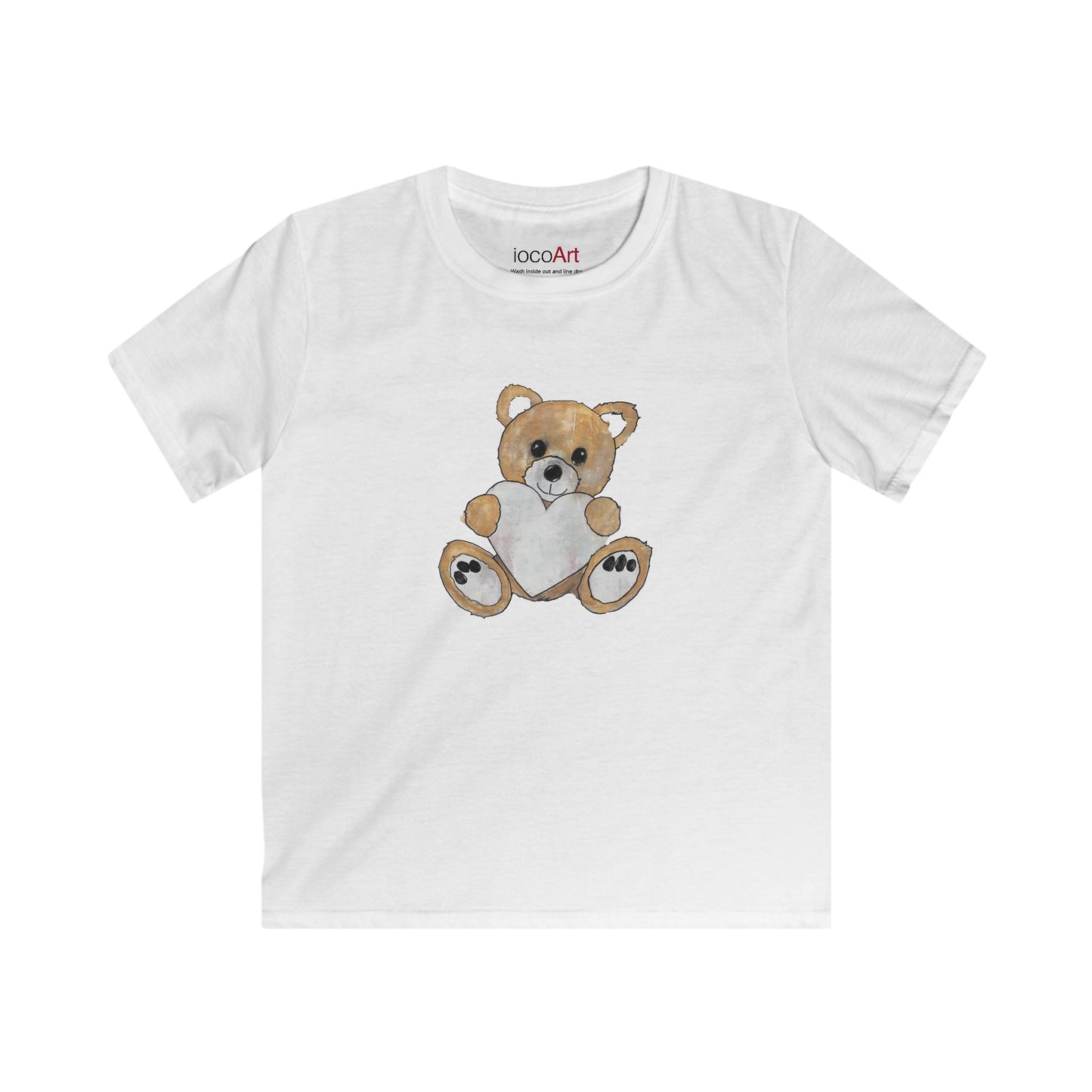 Teddy Bear Golden - Kids Softstyle Tee