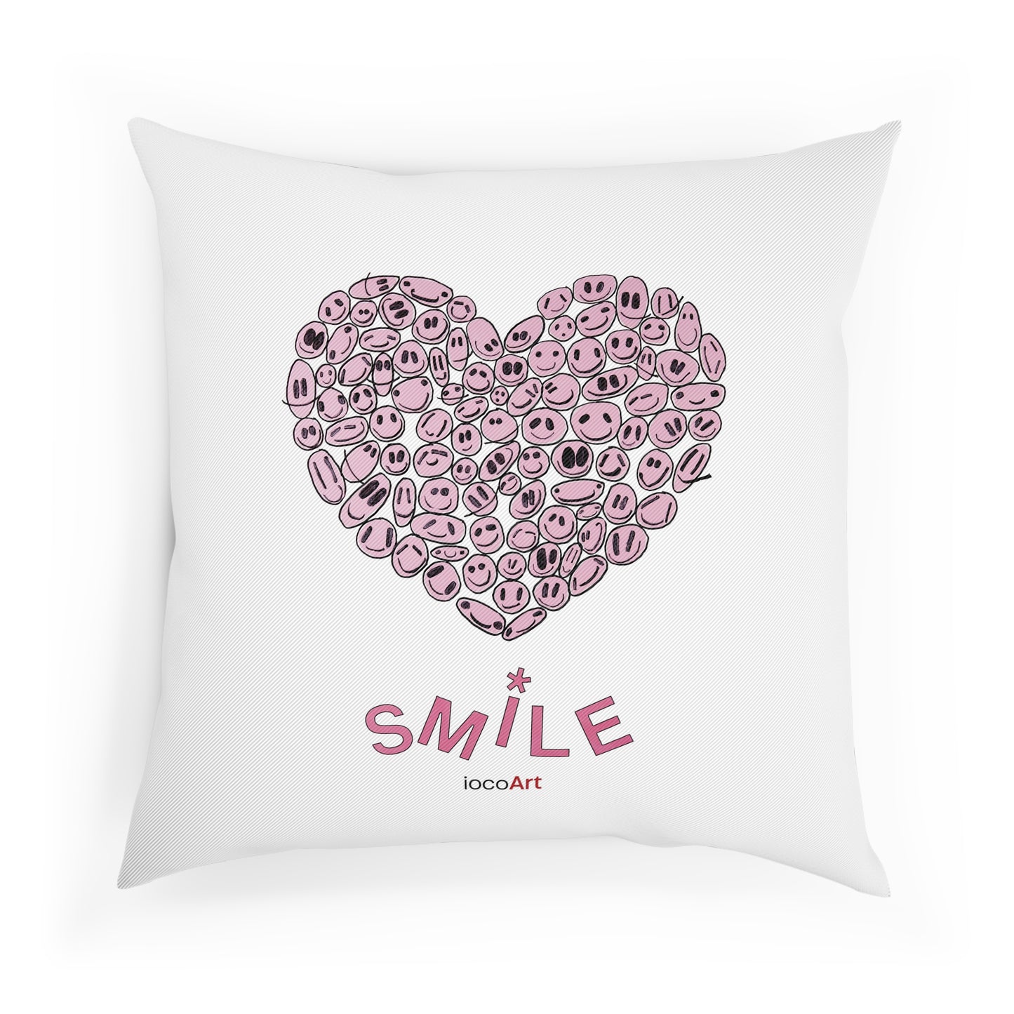 PINK Heart SMILE - Cushion