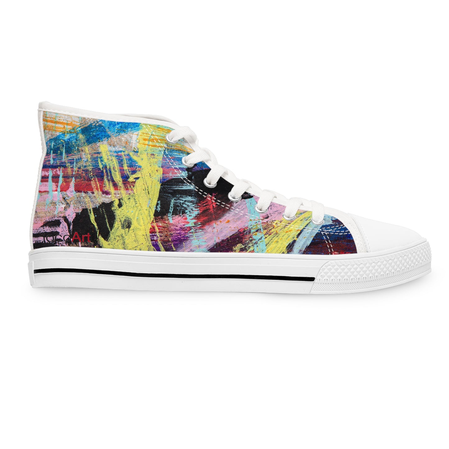 Flickering Shards - Women's High Top Sneakers