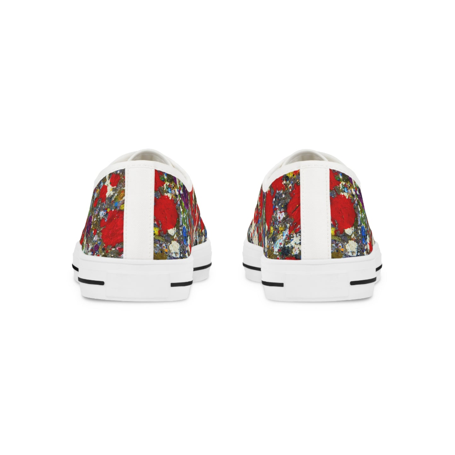 Orbiting Scarlett - Men's Low Top Sneakers