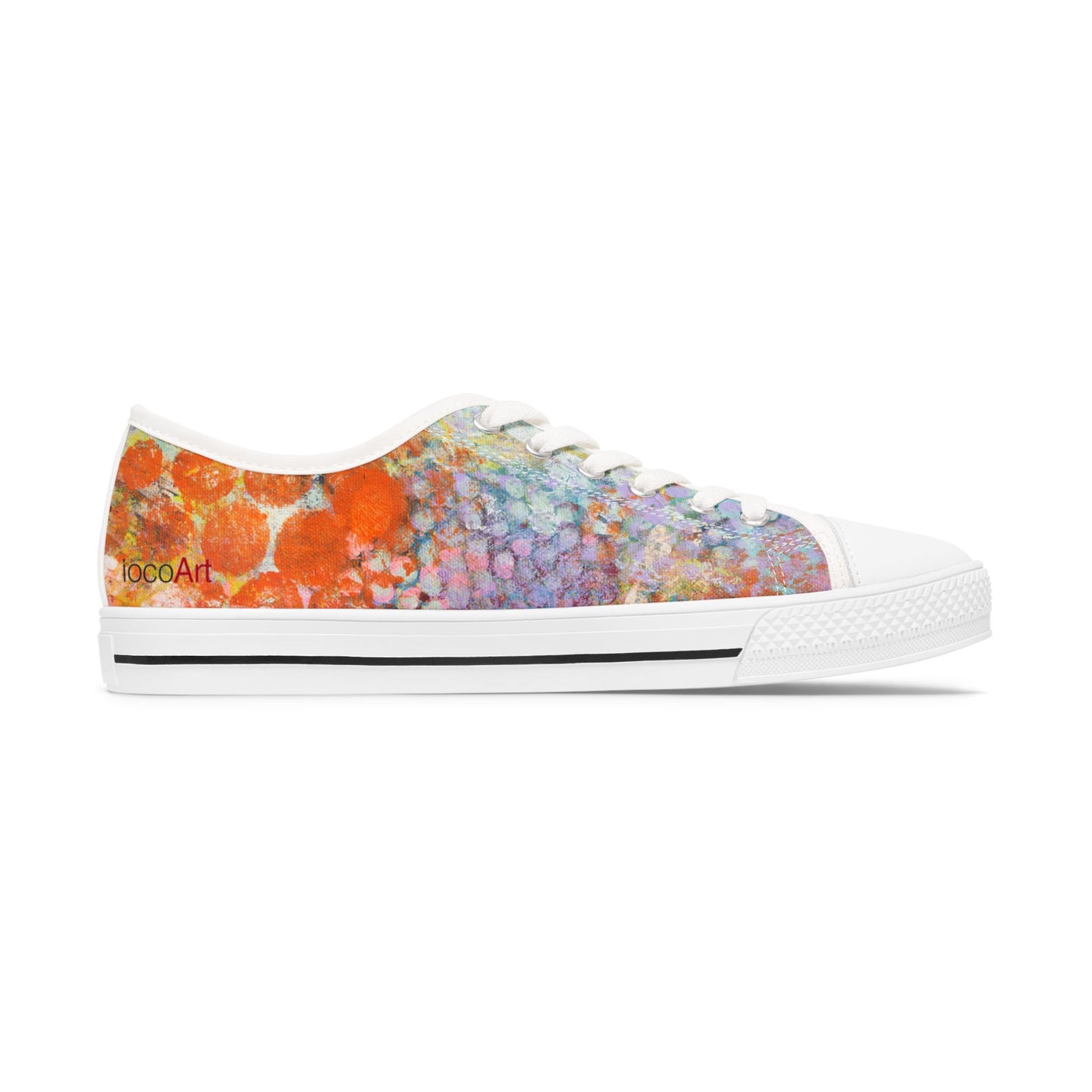 Flickering Sequins - Women's Low Top Sneakers