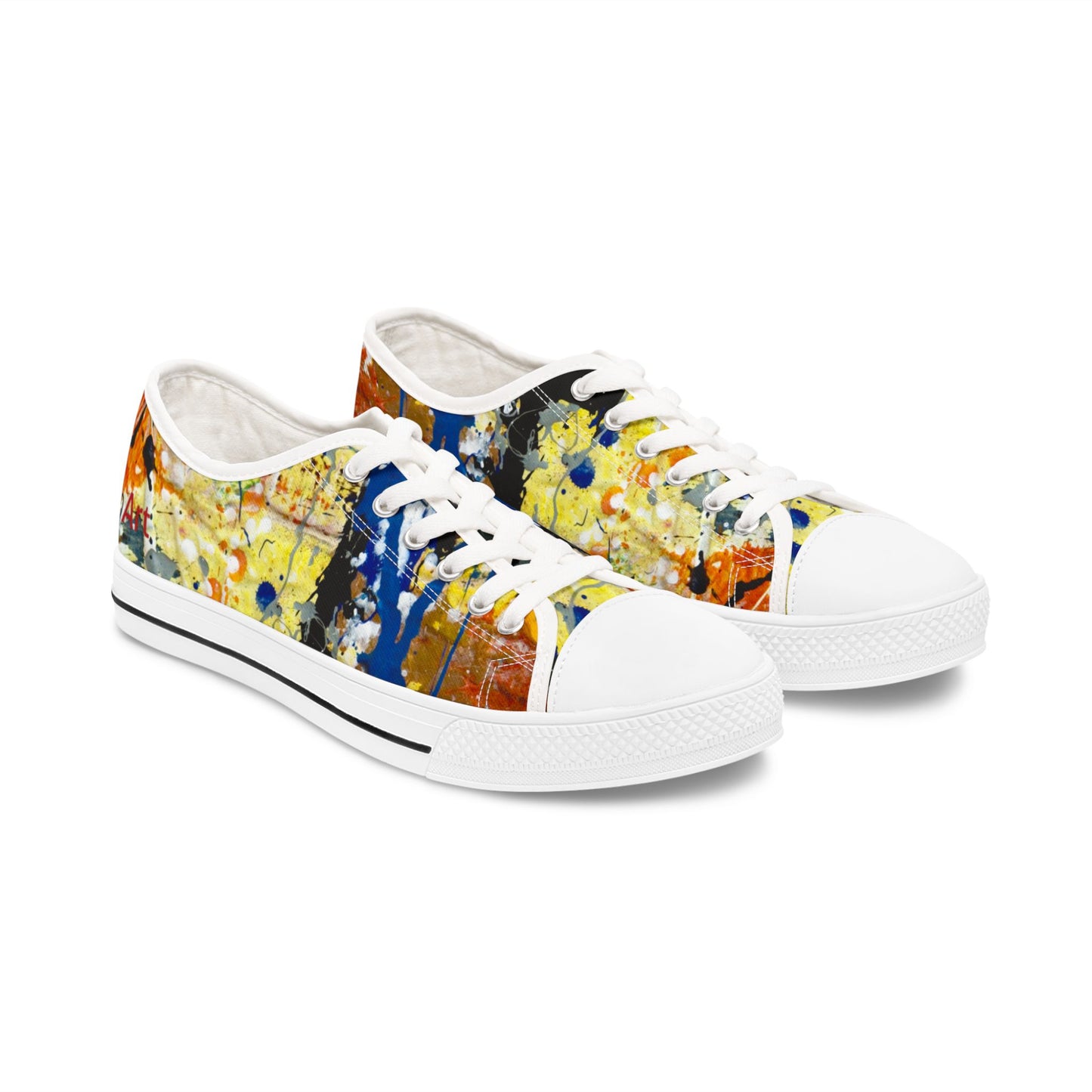 Wish Blue - Women's Low Top Sneakers