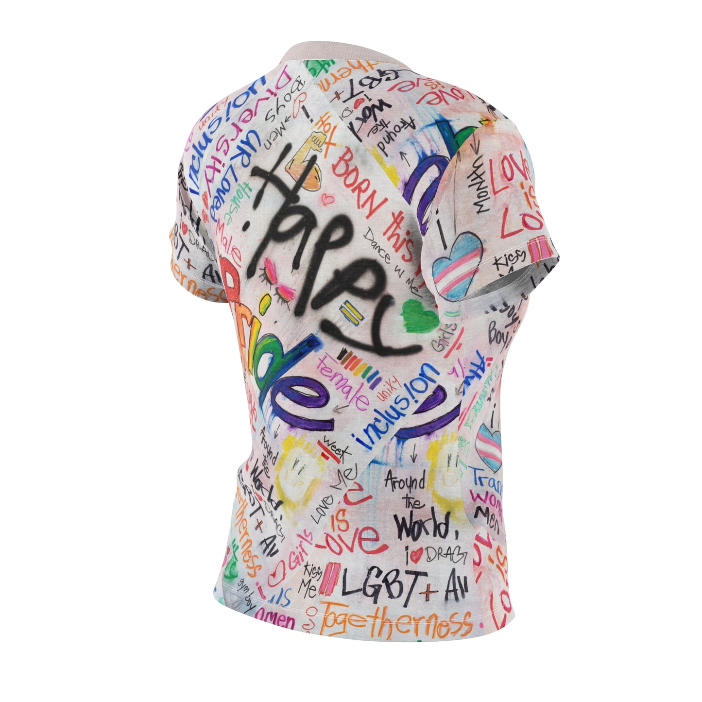 Happy Pride - Women's Cut & Sew Tee
