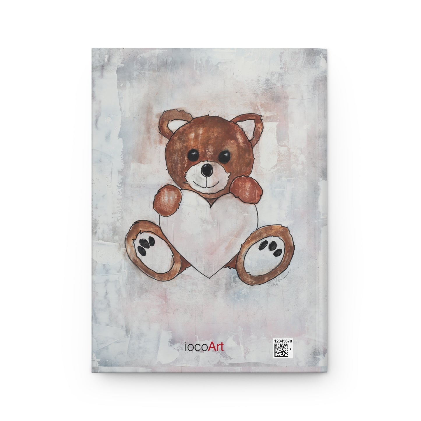Copy of Teddy Bear, RedBrown - Hardcover Journal