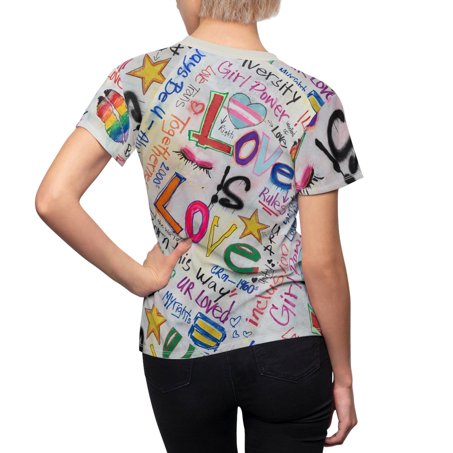 Love is Love - Women's Cut & Sew Tee