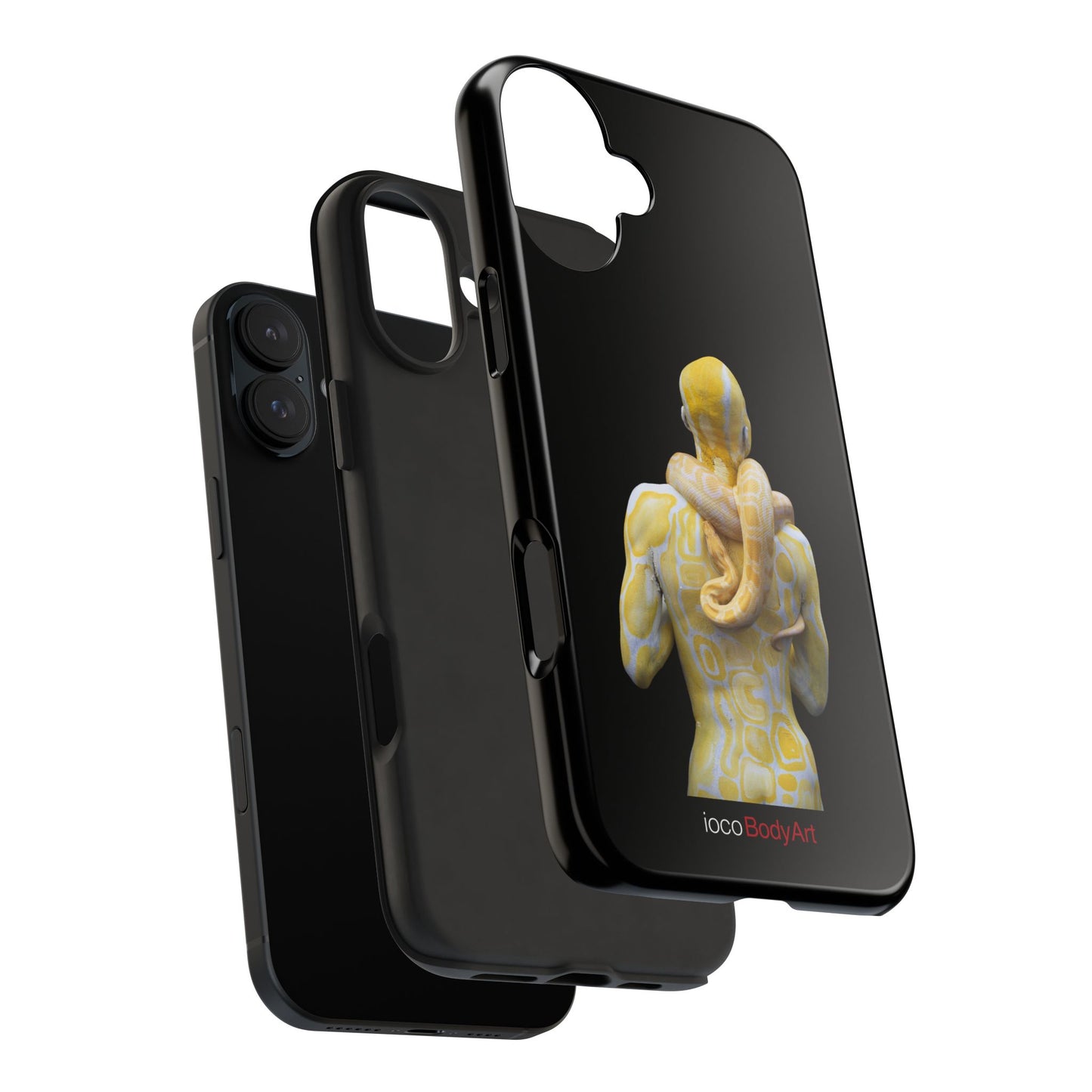Albino Burmese Python - Tough Phone Cases