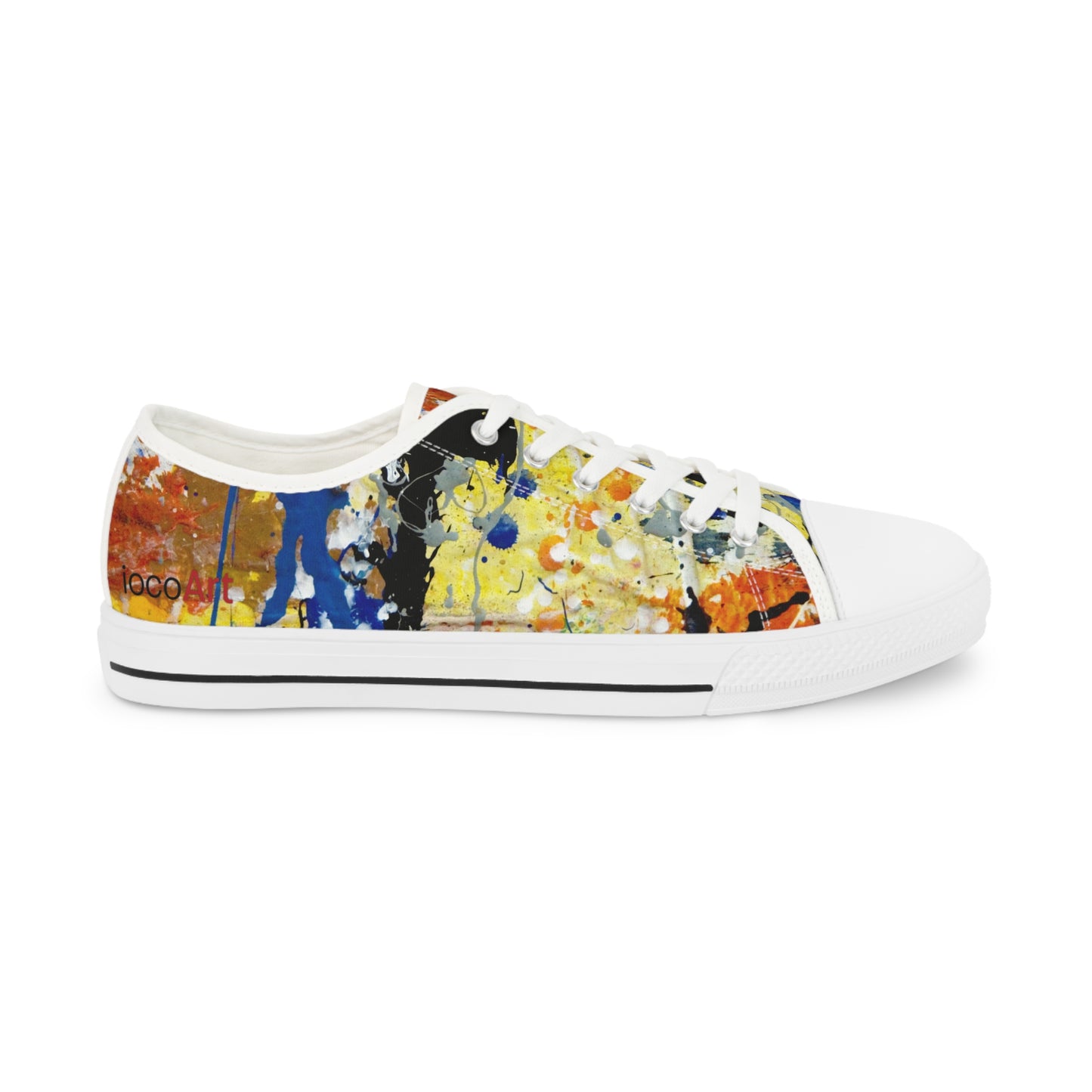 Wish Blue - Men's Low Top Sneakers