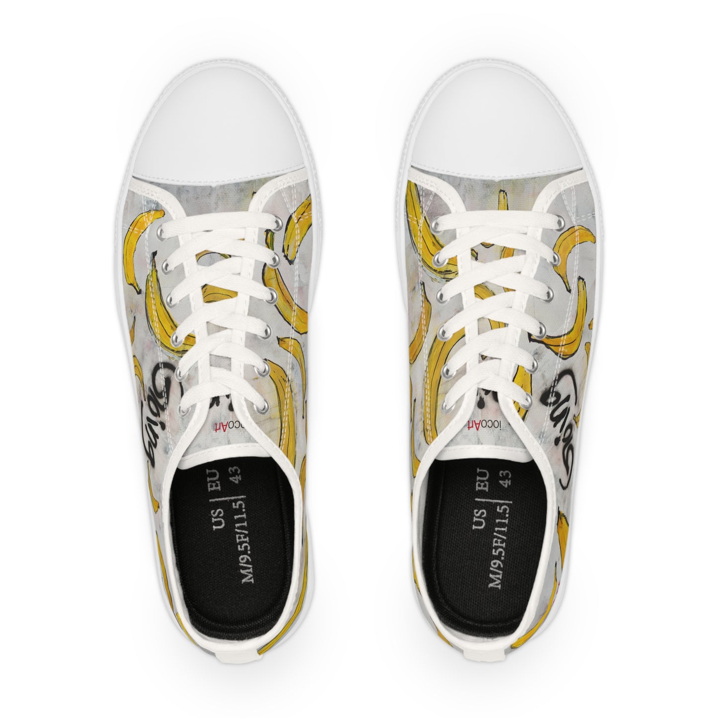 Going Bananas - Men's Low Top Sneakers