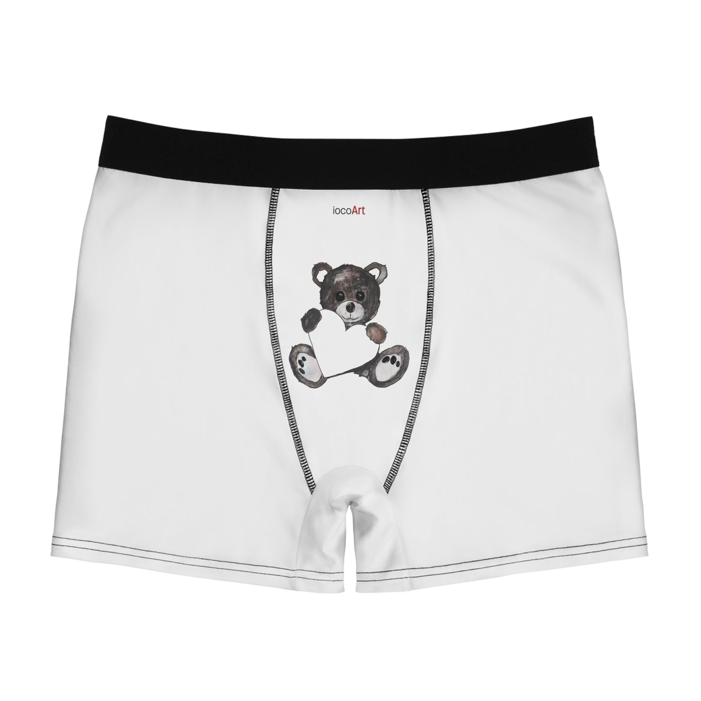 Teddy Bear, BlackBrown - Men's Boxer Briefs