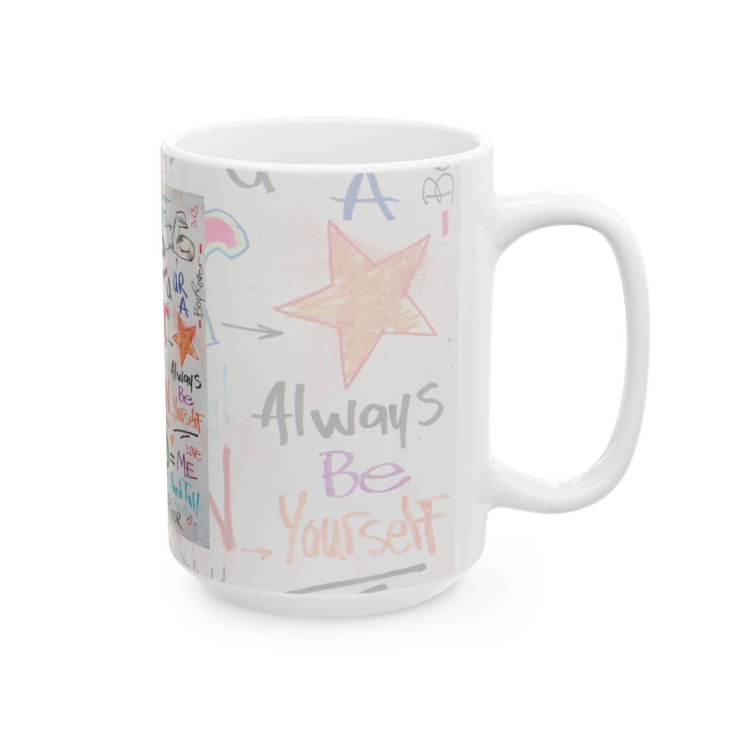 Be your own Hero - Ceramic Mug, (11oz, 15oz)