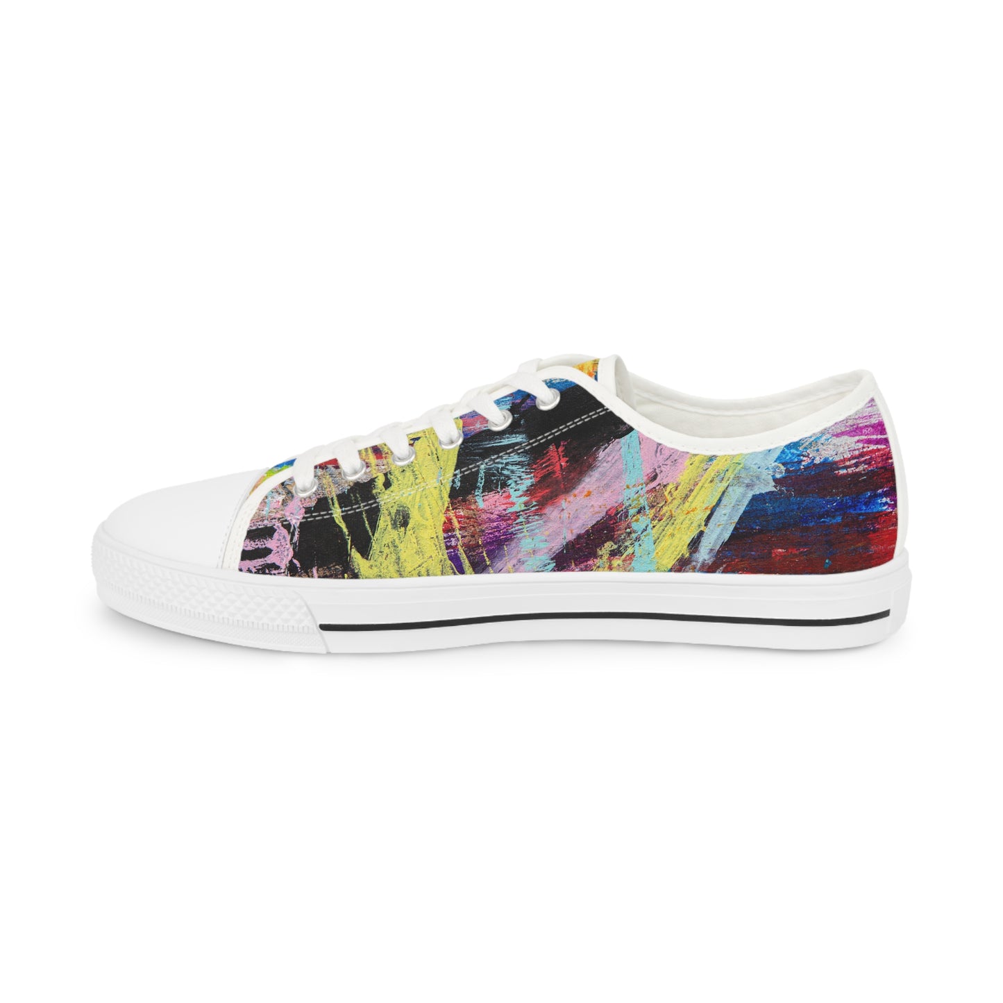 Flickering Shards - Men's Low Top Sneakers