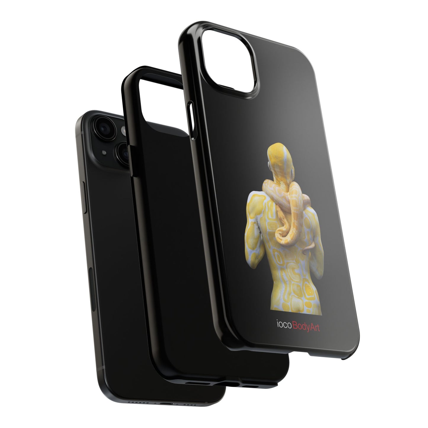 Albino Burmese Python - Tough Phone Cases