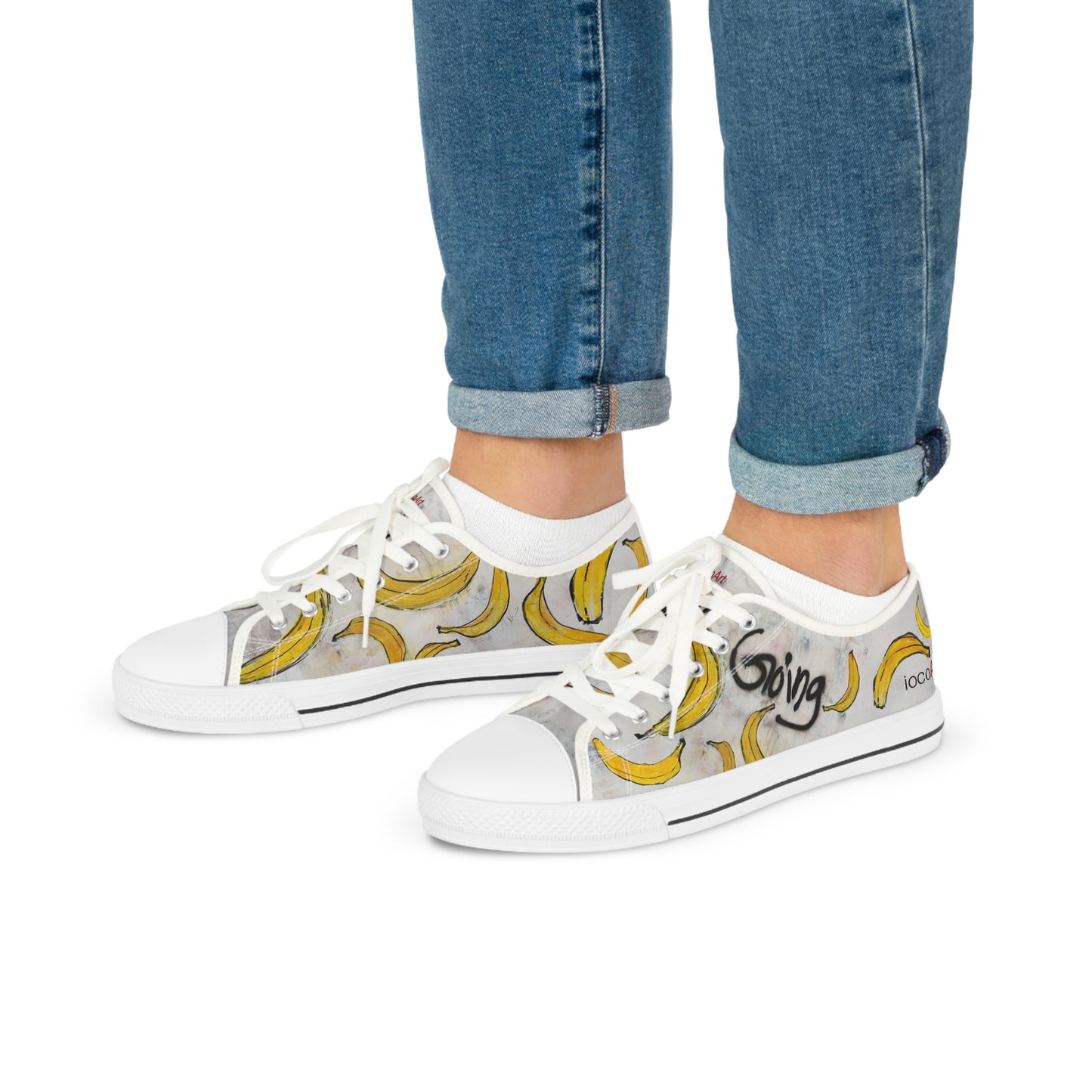 Going Bananas - Men's Low Top Sneakers