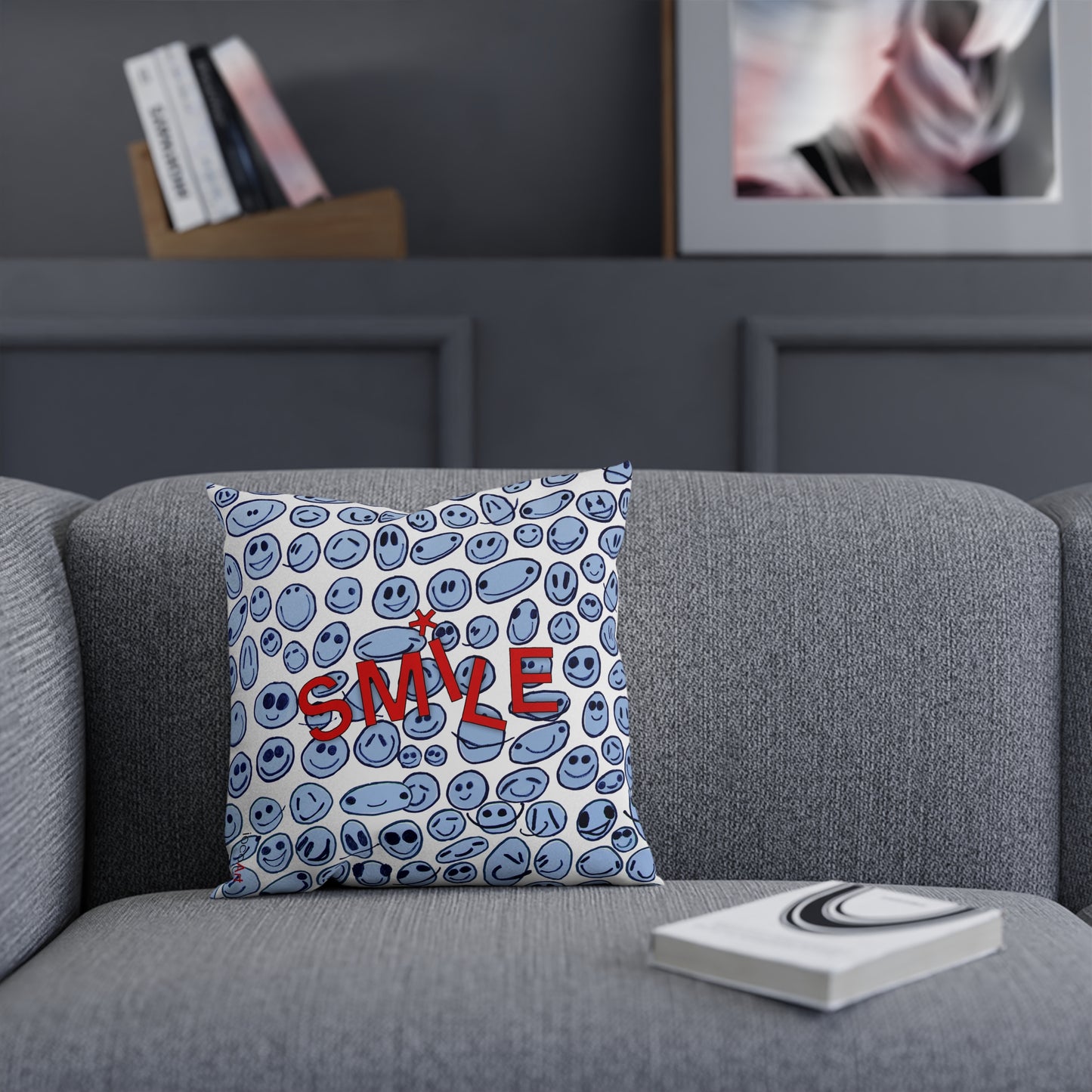 BLUE SMILES - Cushion