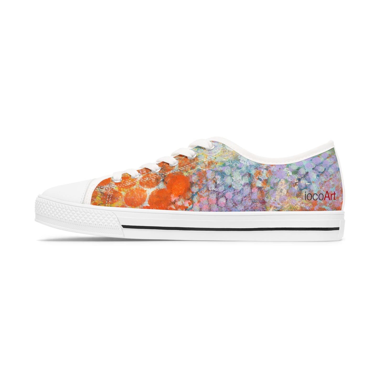 Flickering Sequins - Women's Low Top Sneakers