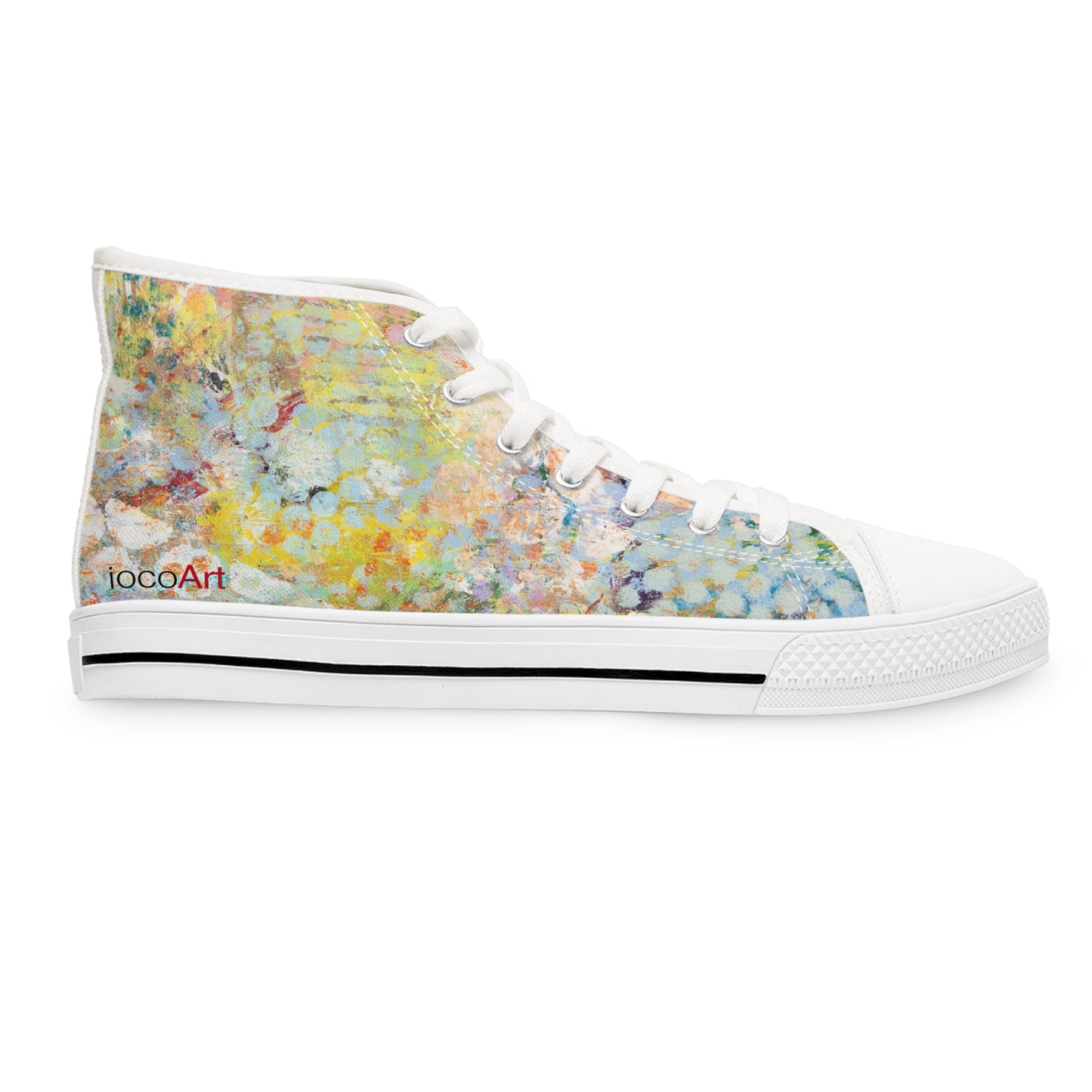 Flickering Sequins - Women's High Top Sneakers