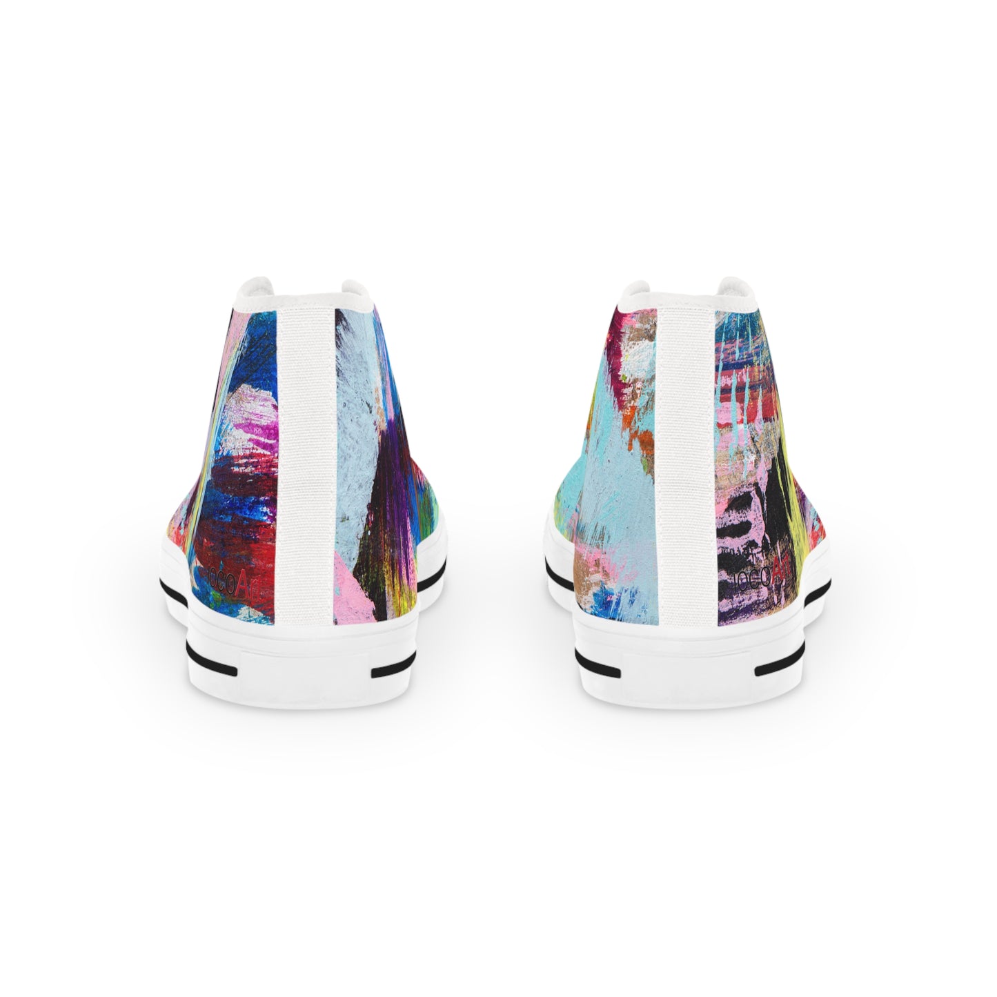 Flickering Shards - Men's High Top Sneakers