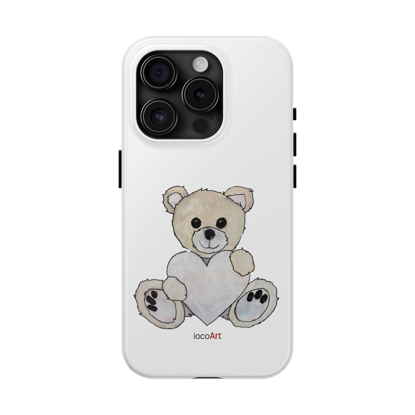 Teddy Bear, Blonde - Tough Phone Cases