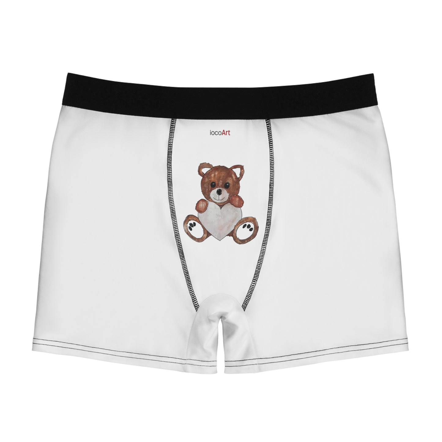 Teddy Bear, RedBrown - Men's Boxer Briefs