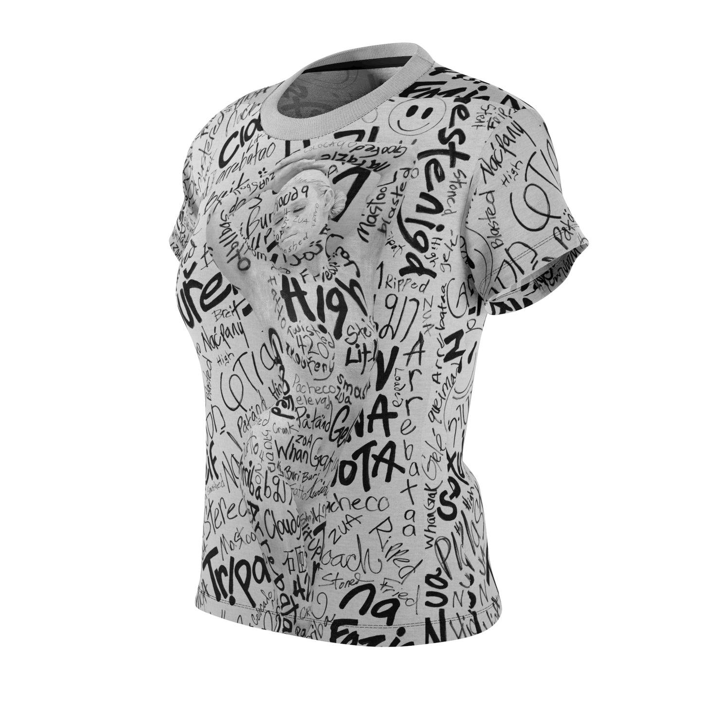 High Around the World, Female - Women's Cut & Sew Tee