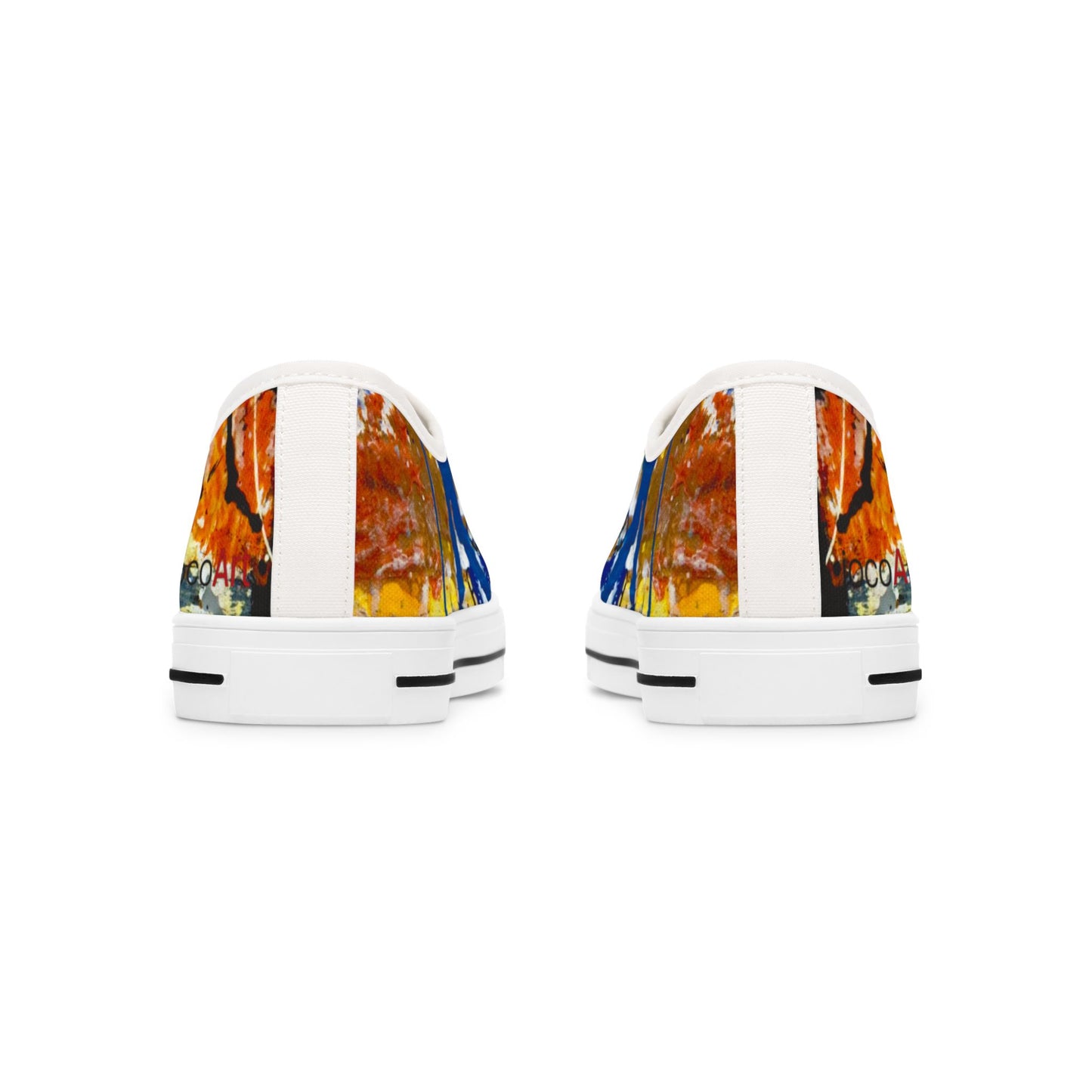 Wish Blue - Women's Low Top Sneakers