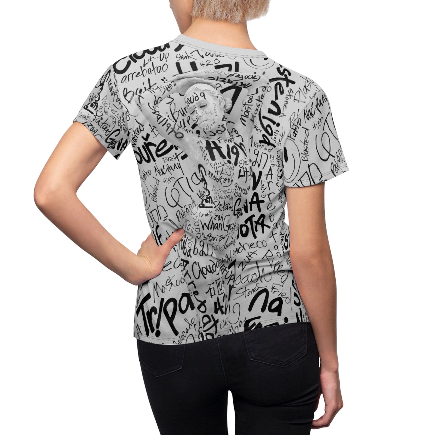 High Around the World, Female - Women's Cut & Sew Tee