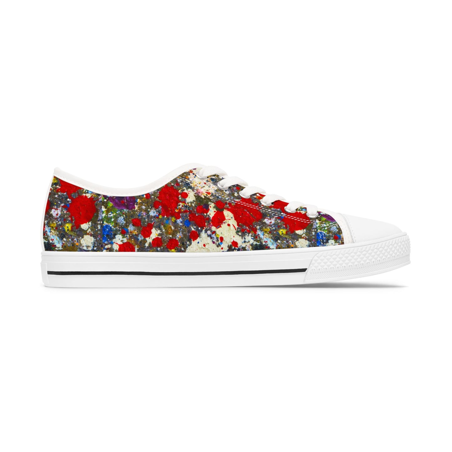 Orbiting Scarlett - Women's Low Top Sneakers