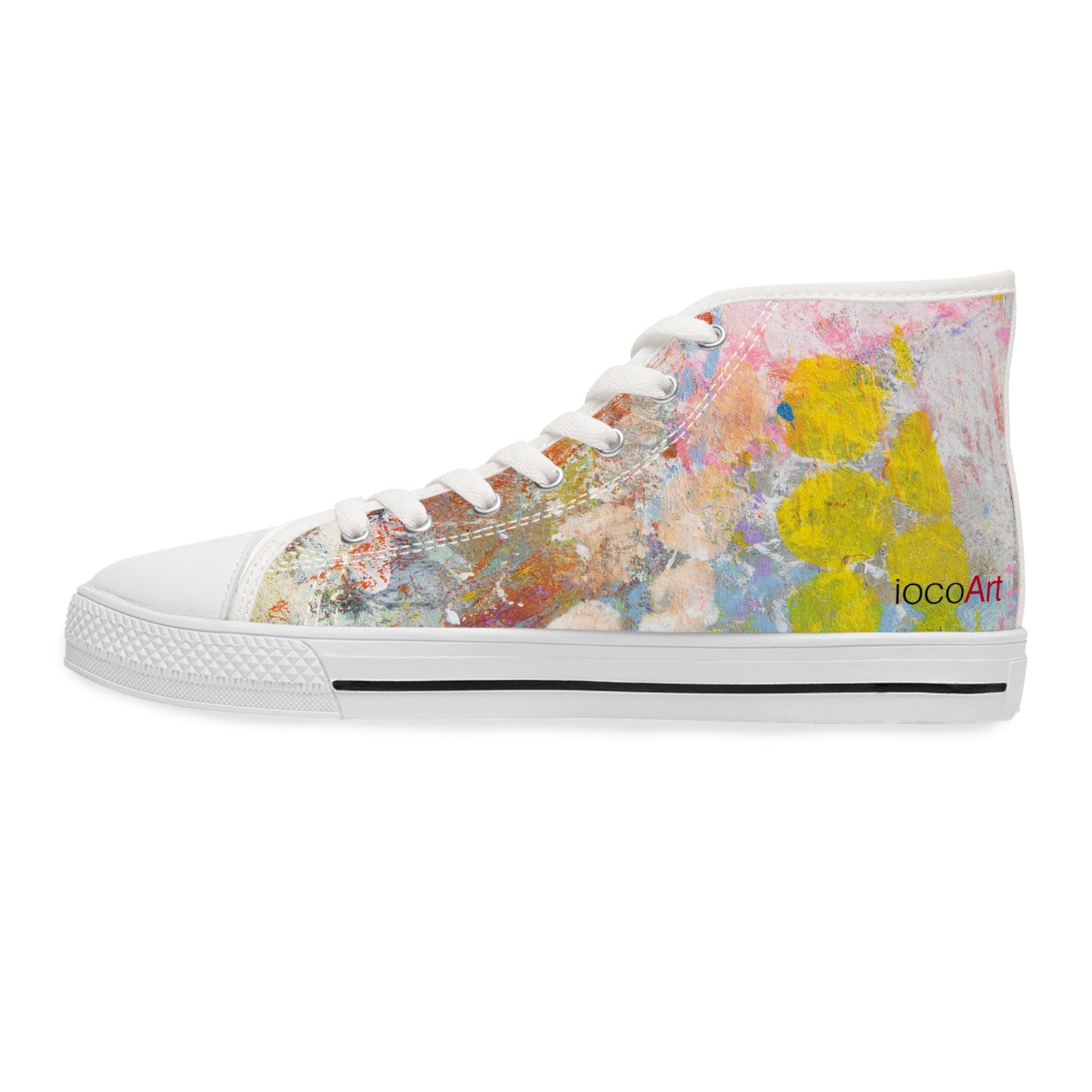 Flickering Sequins - Women's High Top Sneakers