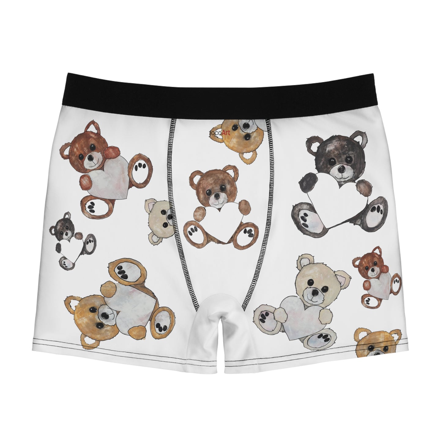 Teddy Bear Hearts - Men's Boxer Briefs