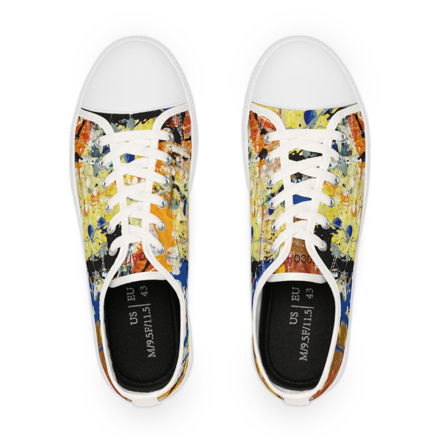 Wish Blue - Men's Low Top Sneakers