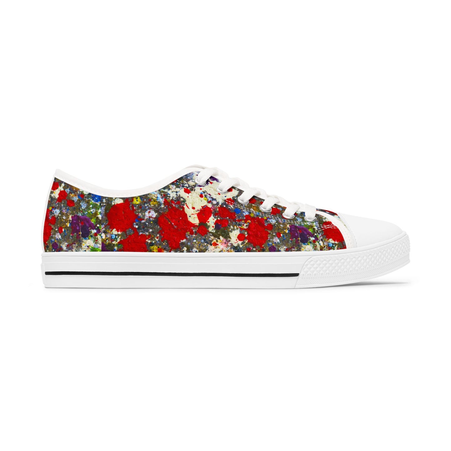 Orbiting Scarlett - Women's Low Top Sneakers