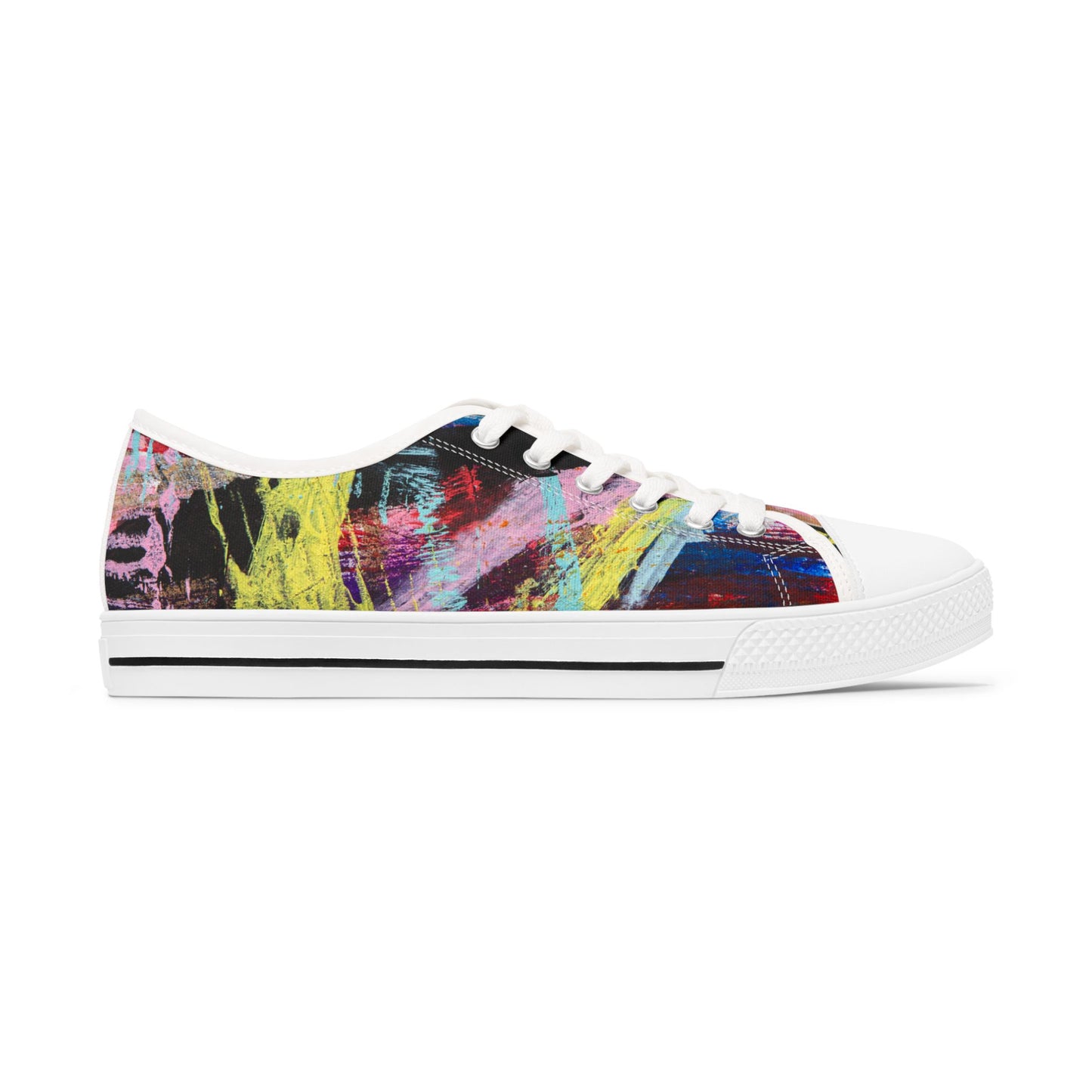 Flickering Shards - Women's Low Top Sneakers