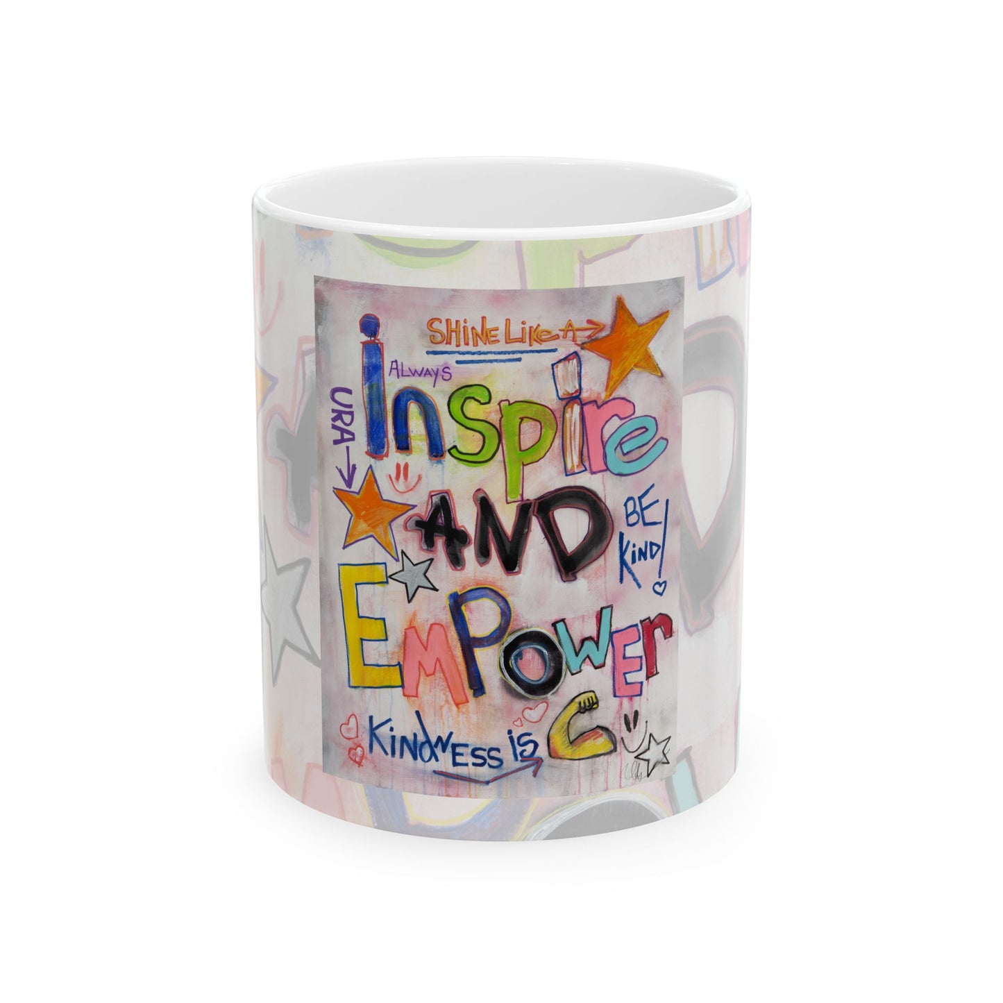 Inspire and Empower - Ceramic Mug, (11oz, 15oz)