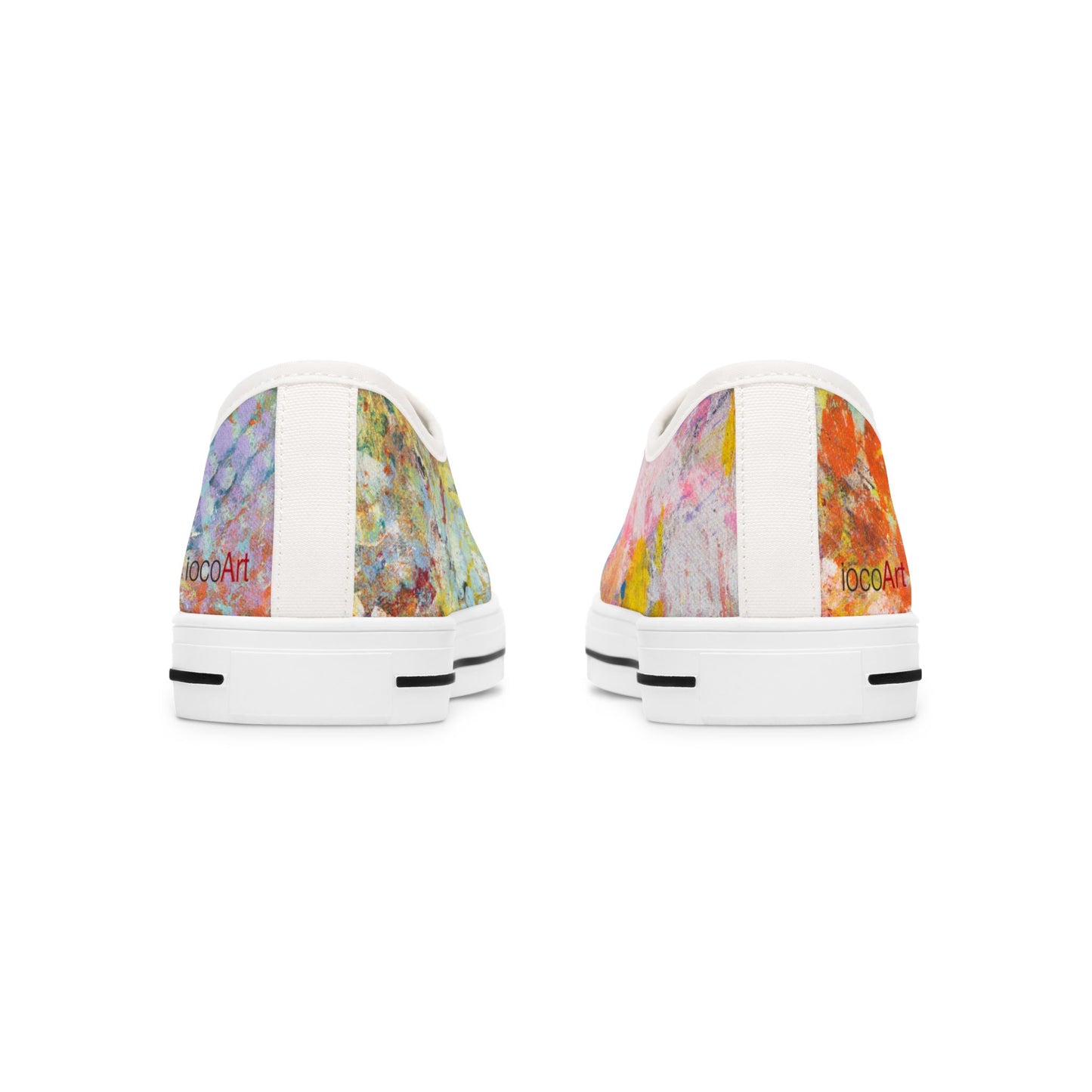 Flickering Sequins - Women's Low Top Sneakers