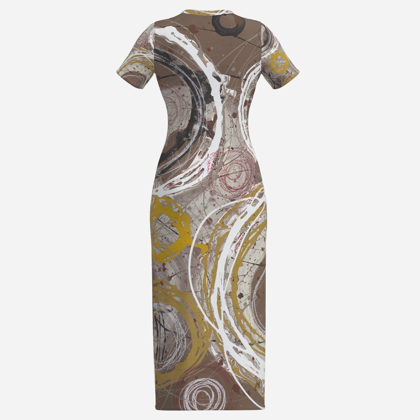 Celestial Spirals, l - full length (SL) dress