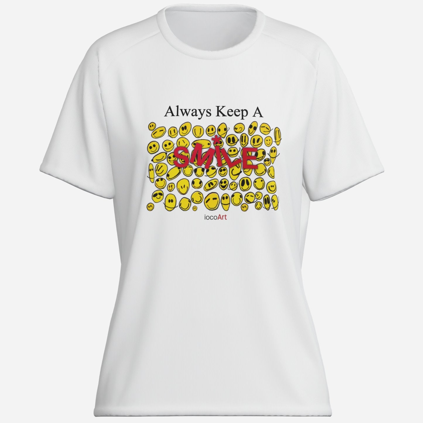 Always Keep A SMILE, YELLOW - Women's T-Shirt