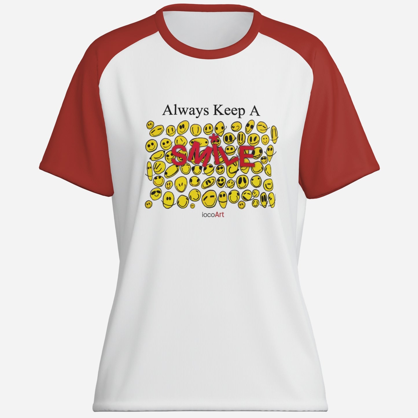 Always Keep A SMILE, YELLOW (RSL) - Women's T-Shirt